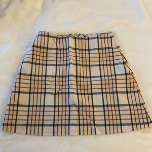 WILFRED PLAID SKIRT SIZE 00